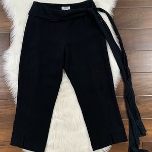 MOSCHINO CAPRI PANTS WITH TIE DETAIL
